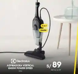 La Curacao Electrolux aspiradora vertical 1000w power speed oferta