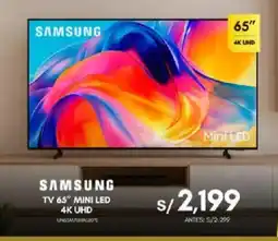 La Curacao Samsung tv 65" mini led 4k uhd oferta