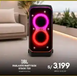 La Curacao Jbl parlante partybox stage 720 oferta