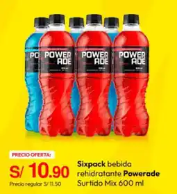 Metro Powerade bebida rehidratante oferta