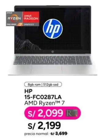 Hp 15-fc0287la amd ryzen 7