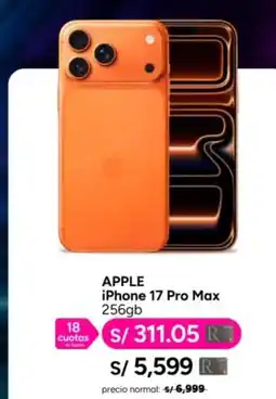 Ripley Apple iphone 17 pro max 256gb oferta