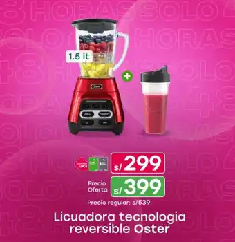 Licuadora tecnologia reversible Oster