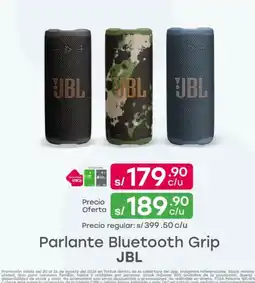 Tottus JBL parlante bluetooth grip oferta