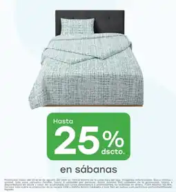 Tottus En sábanas oferta