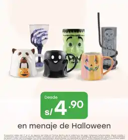 Tottus menaje de Halloween oferta