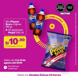 Tambo Mix Piqueo Snax original o Pepsi gaseosas oferta