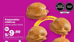Tambo Empanadas clásicas carne/pollo/mixta oferta