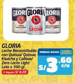 MaxiAhorro Gloria leche reconstituida con quinua/ quinua, kiwicha y cañiwa/ zero lacto light oferta
