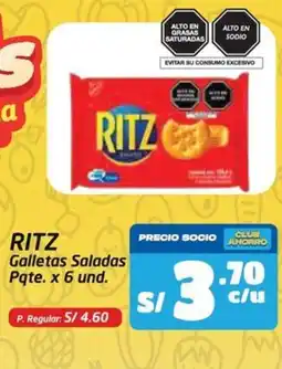 MaxiAhorro Ritz galletas saladas oferta