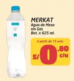 MaxiAhorro Merkat Agua de Mesa sin Gas oferta