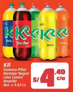 MaxiAhorro Kr gaseosa piña/naranja/negra/lima limón/amarilla oferta