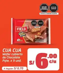 MaxiAhorro Field cua cua wafer cubierto de chocolate oferta