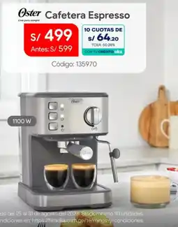 Hiraoka Oster Cafetera Espresso oferta