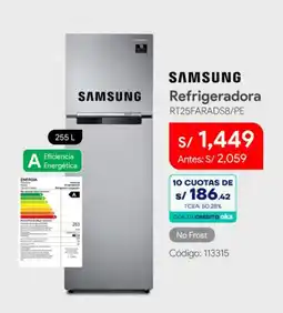 Hiraoka Samsung refrigeradora rt25farads8/pe oferta