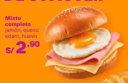 Tambo Mixto completo jamón, queso edam, huevo oferta