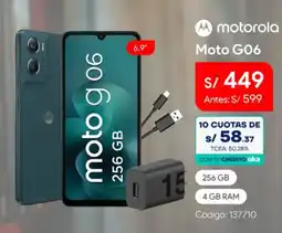 Hiraoka motorola moto g06 oferta