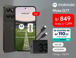 Hiraoka motorola moto g77 oferta