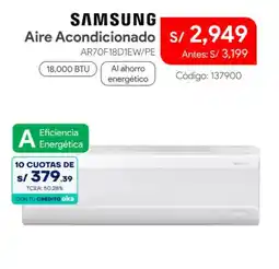 Hiraoka Samsung Aire Acondicionado oferta