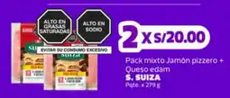 Makro S. SUIZA Pack mixto Jamón pizzero + Queso edam oferta