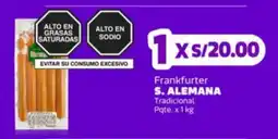 Makro S. ALEMANA Frankfurter Tradicional oferta