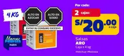 Makro Aro Salsas Caja x 4 kg oferta
