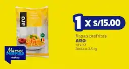 Makro Aro papas prefritas oferta
