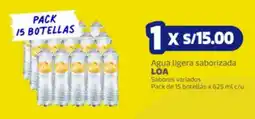 Makro Loa agua ligera saborizada oferta