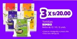 Makro Bimbo tortillas oferta