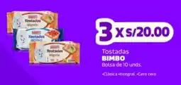 Makro Bimbo tostadas oferta