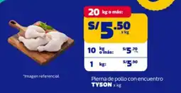 Makro Tyson pierna de pollo con encuentro oferta