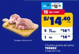 Makro Ternez chuleta punta de lomo oferta