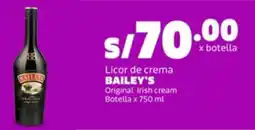 Makro Bailey's licor de crema original irish cream oferta