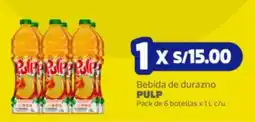 Makro Pulp bebida de durazno oferta