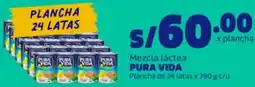 Makro Pura Vida mezcla láctea oferta