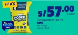 Makro Aro detergente en polvo multiusos oferta