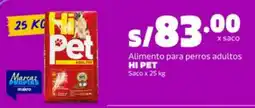 Makro Hi Pet Alimento para perros adultos oferta