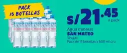 Makro Agua mineral San Mateo oferta