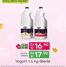 Tottus Yogurt Gloria oferta