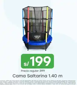 Tottus Kids'n Play Cama Saltarina 1.40 m oferta