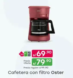Tottus Oster cafetera con filtro oferta