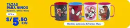 Mass Tiendas Mass tazas para niños spiderman minnie moana oferta