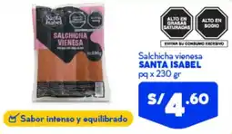 Mass Santa Isabel salchicha vienesa oferta