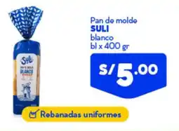 Mass Suli pan de molde blanco oferta