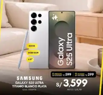 Samsung galaxy s25 ultra titanio blanco plata