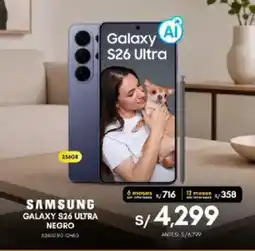 La Curacao Samsung galaxy s26 ultra negro oferta