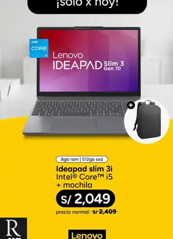 Lenovo ideapad slim 3i intel core i5