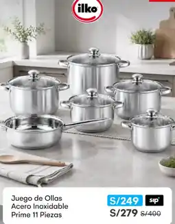 Oechsle ilko Juego de Ollas Acero Inoxidable Prime 11 Piezas oferta