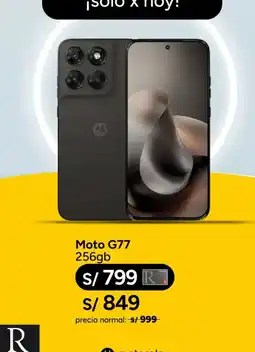 Ripley Motorola moto g77 256gb oferta