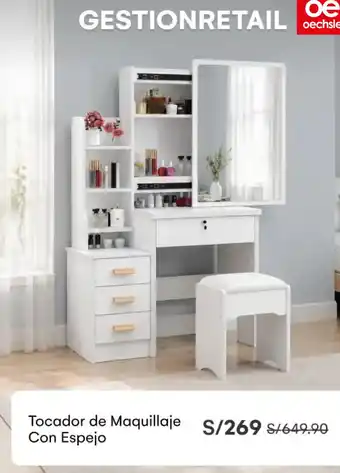 Oechsle Tocador de Maquillaje Con Espejo